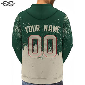 Sweat-shirt à capuche personnalisé Hockey City Fans de hockey Vêtements de sport personnalisés Hommes Femmes Cadeau pour jeunes Amoureux du hockey - Product Image 5