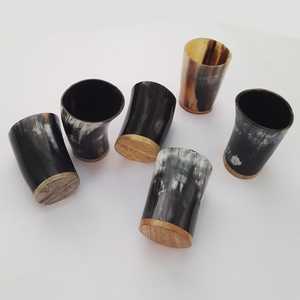 Diseño antiguo cuerno Natural Oso de Cristal corto bebiendo Koi taza exquisito estilo Animal tallado hecho a mano regalos de negocios directos - Product Image 3