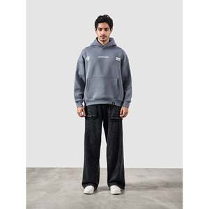 # Sudadera con Capucha 55 Frost Pattern, 100% Algodón French Terry, Tallas XS-XL, Diseño de Araña Estampado y Bordado, Logotipo Personalizable - Product Image 5
