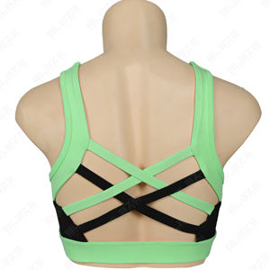 Ensemble de leggings de yoga mi-élastiques personnalisés, coupe ajustée, soutien-gorge de sport de performance premium, respirant, extensible dans quatre directions, écologique - Product Image 2