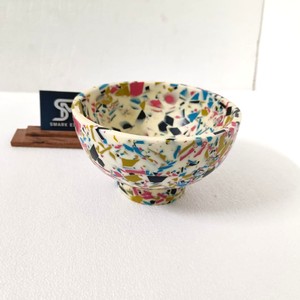 Modern Eco-Friendly Angel Terrazzo Resin Bowl Handmade Color Chip Design <b>for</b> Serving Snacks <b>Fruit</b> Home Table <b>Decor</b> - Product Image 1