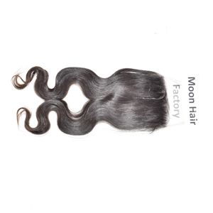 Nuevo producto indio de calidad al por mayor cierre 5*5 extensiones Bodywave textura suave y sedosa larga para cabello humano disponible para la venta - Product Image 5