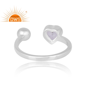 Handmade Design 925 Silver Natural Crystal <b>Quartz</b> Gemstone <b>Ring</b> Custom Jewelry For Women Gift For Her - Product Image 2