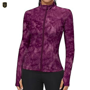 Stylish Gym <b>Jacket</b> <b>Lightweight</b> Zip Up Sports <b>Jacket</b> for Workout <b>Running</b> Training and Active Fitness Wear - Product Image 2