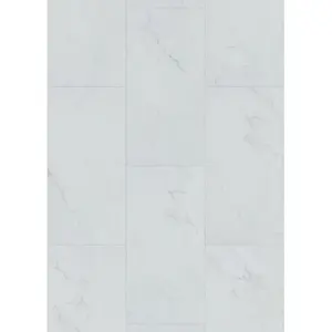 COREtec-Suelo de vinilo de 12 \ "X 24 \", azulejo más CT, piso de mármol blanco, categoría de producto - Product Image 1