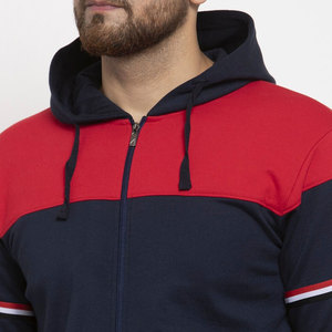 Venta caliente Ropa de entrenamiento para hombres Moda Slim Fit Cremallera Chándales Cómodo Invierno Patrón sólido para adultos - Product Image 5