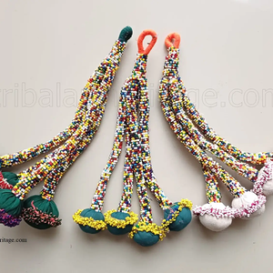 Borlas largas afganas Kuchi para moda hecha a mano, adornos étnicos y diseño de vestido tradicional - Product Image 1