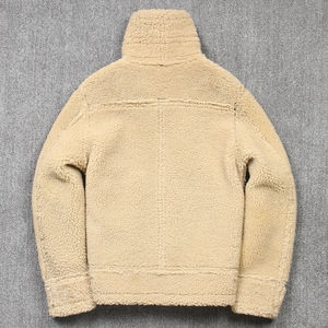 Veste de motard classique pour homme avec logo personnalisable, style bomber vintage, vêtement d'extérieur d'hiver, cuir PU uni, logo personnalisé - Product Image 2