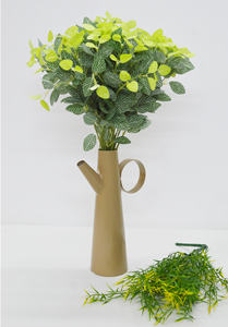 Jarrón de Flores de Mesa Mini de Primera Calidad, Recubierto con Polvo de Color Dorado Metálico, Estilo Único y Lujoso - Product Image 2