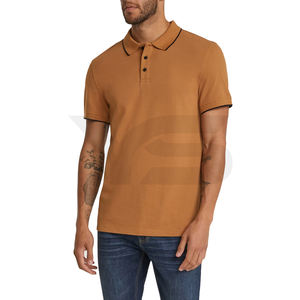Polo de verano de marca personalizada para hombre, nueva moda informal, transpirable, de algodón, manga corta, jersey liso, camiseta sólida de talla grande - Product Image 6