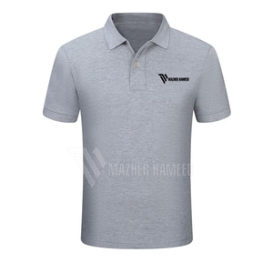 เสื้อยืดโปโลสำหรับผู้ชายเสื้อโปโลผ้าคอตตอนแห้งเร็วระบายอากาศได้ดีผ้า100% สำหรับทุกเพศ - Product Image 1