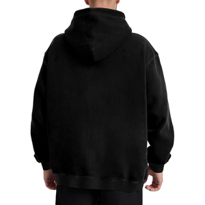 Sweat-shirt tendance et confortable personnalisable de haute qualité pour homme Service OEM Sweat à capuche vieilli - Product Image 3