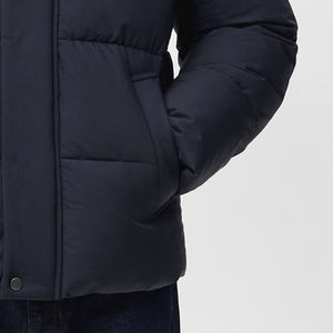 Chaqueta de Invierno Acolchada para Hombre, Cierre de Cremallera, Corte Regular, Color Sólido, Informal, Tendencia 2026, Alta Calidad - Product Image 4