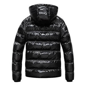 2025 Moda Logotipo personalizado Diseño de invierno Pana con botón Diseño de color elegante Chaqueta de estilo simple informal - Product Image 2