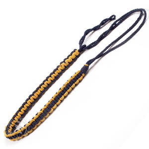 Cordones de uniforme de Fuerzas Armadas hechos a medida con cordón de silbato trenzado y patrón de logotipo de cintas para uniformes de vestir ceremoniales - Product Image 1