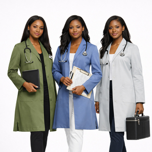 Blouse de laboratoire pour étudiants en médecine, uniforme professionnel d'hôpital, fabricant sur mesure - Product Image 3