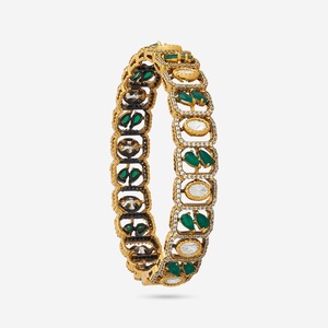 Bracelet Kundan exquis, bijou de collection culturelle - Product Image 1