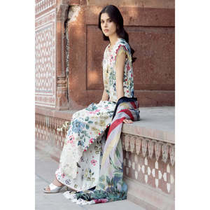Bin Ilyas 2081 a Printed Embroidered Lace Fabric 'Edit'26 TC-1566 Lawn Collection - Product Image 5