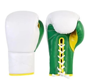 Guantes de Boxeo de Cuero Vacuno de Primera Calidad con Diseño Nuevo 2025, Cierre de Cordones, Diseño de Logotipo Personalizado, Guantes de Combate 100% Cuero - Product Image 5