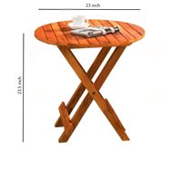 Ensemble de salle à manger en bois durable pliable 2 chaises table ronde pour intérieur extérieur pour balcon jardin meubles de salon