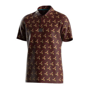 Chemise de golf sport vente en gros nouveau polo pour homme demi-manches avec impression personnalisée broderie sublimation polo t-shirt - Product Image 4
