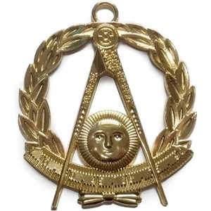 High Quality <b>Masonic</b> Blue Lodge Officers Collar Jewel Set Gold Plated <b>Masonic</b> Regalia Collar Jewels - Product Image 5