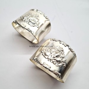 Accesorios Metálicos para Decoración de Mesa, Elegantes Anillos para Servilletas de Color Plateado para Banquetes de Boda, Fiestas de Cumpleaños - Product Image 1