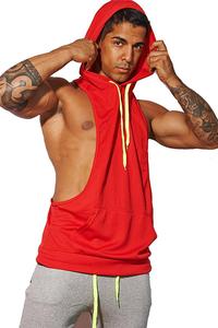 Venta al por mayor nuevo estilo 100% algodón en blanco sin mangas de gran tamaño gimnasio hombres Casual Top tanque personalizado impresión hombres camiseta sin mangas - Product Image 3