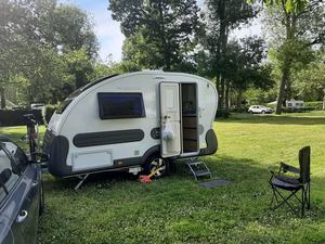 2026 France Classic Mini Teardrop Travel Trailer for Sale <b>Small</b> Camper Design teardrop camper caravan trailer - Product Image 3