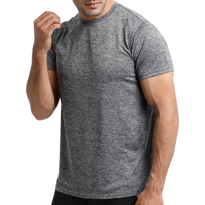 เสื้อยืดสำหรับวิ่ง100% ฟิตเนสในยิมเสื้อทีเชิ้ตผ้าโพลีเอสเตอร์สำหรับผู้ชาย - Product Image 1