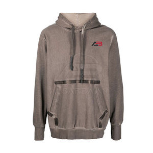 Nouvelle conception, best-seller, sweat-shirts basiques pour hommes en coton mélangé, lavage à l'acide, faible MOQ, vente en gros de sweat-shirts pour hommes en lavage à l'acide - Product Image 1