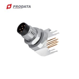 Conector PRODATA Macho M8 Impermeable IP67 para Cable de Dispositivo, 6-8 Pines, Montaje Trasero en Panel, Receptáculo PCB, Conexión por Soldadura por Inmersión, para Automóvil - Product Image 6