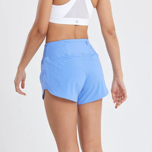 High Street Professional Manufacturers' Pantalones cortos de gimnasio para mujer 100% algodón Diseño de logotipo personalizado Transpirable con patrón caliente al aire libre - Product Image 4