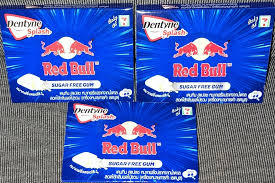 Chewing-gum énergétique Redbu-ll à la guarana et à la taurine - Product Image 3