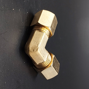 Áp lực cao Nén Công Đoàn đồng thau bspt khuỷu tay phụ kiện đường ống mạ xử lý bề mặt cường độ cao cho tối đa khác nhau - Product Image 4