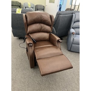 Fauteuil inclinable à double moteur Celebrity Westbury avec fonction d'inclinaison Cloud Zero extensible, cuir véritable, livraison gratuite au Royaume-Uni - Product Image 1