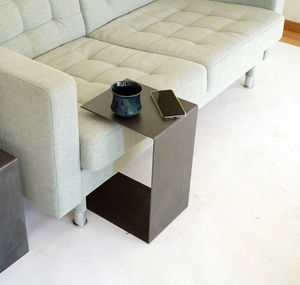 Luxury Modern Metal End Side <b>Table</b> <b>C</b> Shape Coffee <b>Table</b> For Living Room - Product Image 5