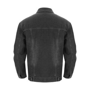 Fournisseurs de vestes en tissu denim de coton, fabricant OEM personnalisé, lavage pigmenté, vestes en jean denim pour hommes - Product Image 1