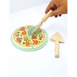 Juego de Pizza de Madera para Niños, Juguete de Cocina para Jugar y Educar, Empaquetado en Caja - Product Image 2