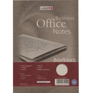 Business Office Note Pad #### 70g/m <b>A5</b> Squared 50 Sheets #### Landr - Product Image 1