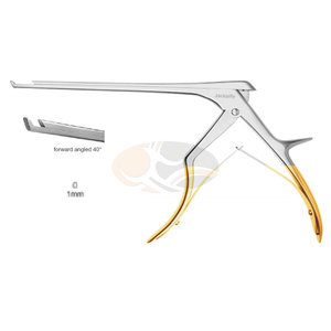 JACKBILLY Love Kerrison Rongeur Punch Instrumento quirúrgico Manual Placa de pie regular Adelante en ángulo 40 grados Mordida 1mm Tamaño de mordida - Product Image 1