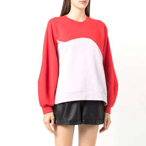 Sweat-shirt Femme 100% Coton à Col Ras du Cou Collection Hiver à Manches Longues avec Logo Avant Prix d'Usine en Gros - Product Image 2