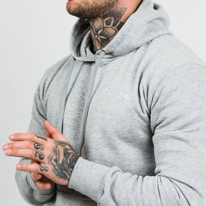 Wholesale Men's <b>Gym</b> <b>Sweatshirt</b> 100% Cotton Sublimation Quick Dry Hoodie Custom Embroidery OEM - Product Image 4