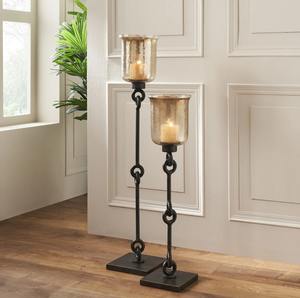 Portavelas de metal para decoración de hoteles en línea Hermoso diseño Marco de metal Ideal para el hogar Iglesia Fiesta y decoración de eventos - Product Image 4