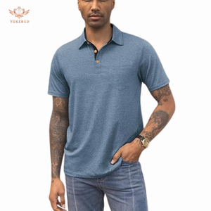 Hombres Casual para Polos Calidad Premium 100% Algodón Secado rápido Cuello Camiseta Manga Corta Venta al por mayor Bangladesh - Product Image 5