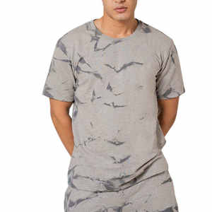 Meilleur design d'ensemble d'été deux pièces pour hommes à bas prix à bas quantité minimale de commande à vendre ensemble t-shirt et short pour hommes - Product Image 5