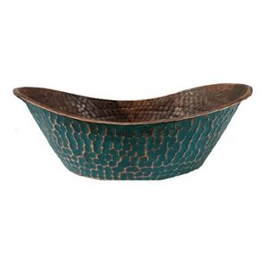 Cuenco de Cobre Estilo Antiguo, 100% Hecho a Mano, Pulido, Ecológico, Moderno y de Lujo, para Fiestas, Restaurantes y Hoteles - Product Image 3
