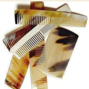 Peigne à cheveux en corne de buffle naturelle de qualité supérieure 100% écologique fait à la main 100% produit artisanal naturel - Product Image 5