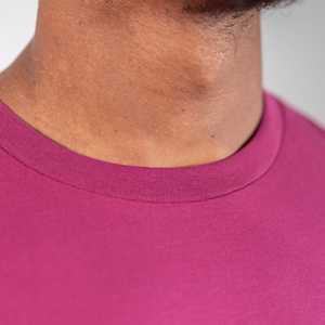 Camiseta cuadrada de gran tamaño para hombre de calidad superior Color sólido con logotipo personalizado en el hombro Diseño de camiseta en blanco - Product Image 2