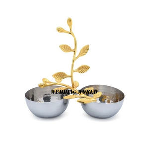 Wedding Decorative Steel Chocolate Bowl <b>Mirror</b> Polished Handmade Sweet Bowl <b>Top</b> Selling Luxury <b>Table</b> <b>Top</b> Chocolate Bowl - Product Image 2